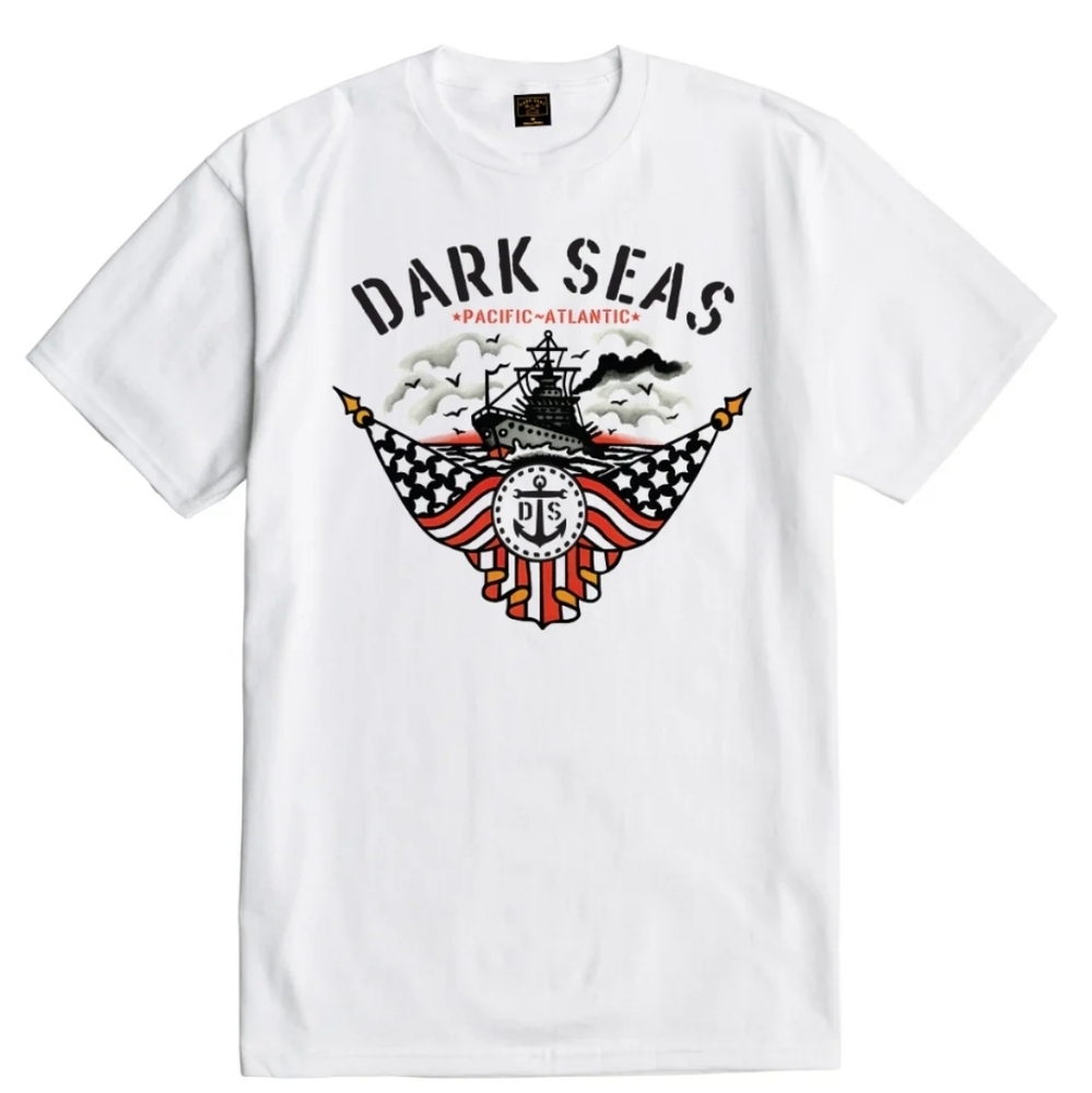 Dark Seas Armada‎ Boys Tee - White - Large